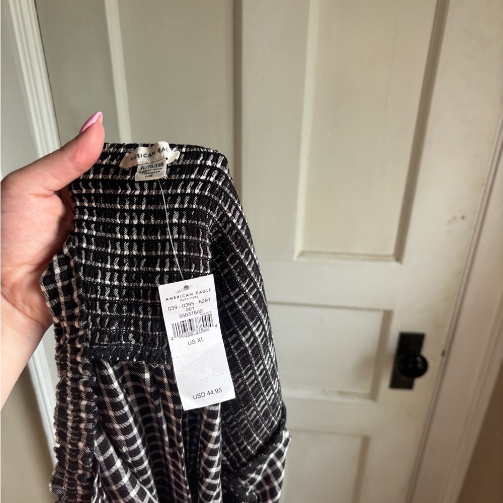 NWT gingham mini dress - Picture 3 of 3